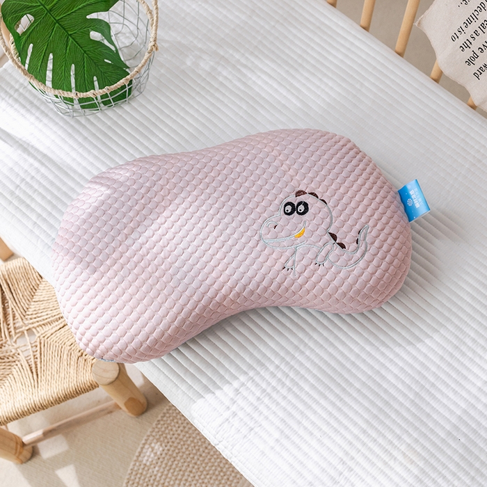 91家纺网 家纺一手货源 找家纺  2025新款慢回弹冰豆凉枕枕头枕芯 豌豆冰枕 粉