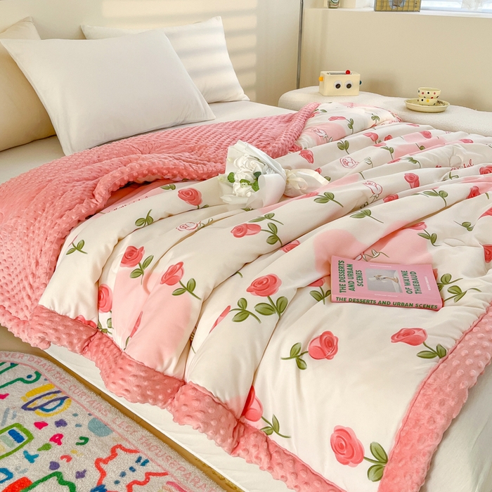 91家纺网 家纺一手货源 找家纺 （总）爱宝被业 2025新款豆豆夏被