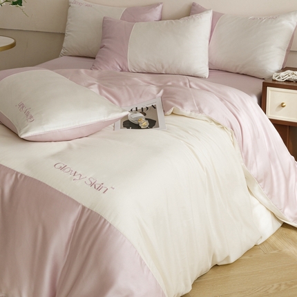 91家纺网 家纺一手货源 找家纺 （总）金奇达2025新款【黛拉】-茧养莱赛尔四件套（标准号全网控价（折后券后）不低于228元）