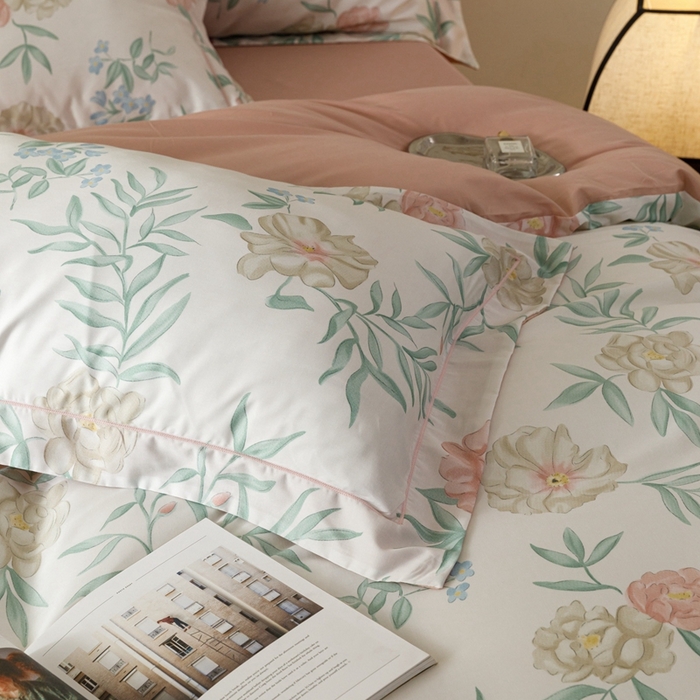 91家纺网 家纺一手货源 找家纺 金奇达2025新款【东方诗意】-轻氧水光莱赛尔（标准号全网控价（折后券后）不低于268） 谢莲花晨