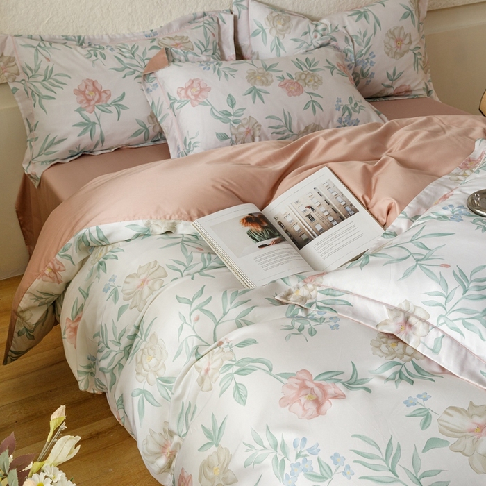 91家纺网 家纺一手货源 找家纺 金奇达2025新款【东方诗意】-轻氧水光莱赛尔（标准号全网控价（折后券后）不低于268） 谢莲花晨