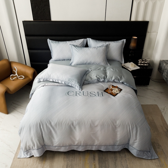 91家纺网 家纺一手货源 找家纺 金奇达2025新款【露娜】-轻氧水光天丝棉四件套（标准号全网控价（折后券后）不低于298元） 露娜-名望蓝