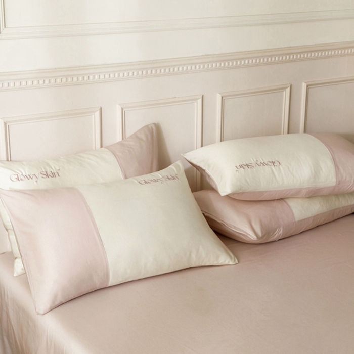 91家纺网 家纺一手货源 找家纺 金奇达2025新款【黛拉】-茧养莱赛尔四件套（标准号全网控价（折后券后）不低于228元） 黛拉-香草粉