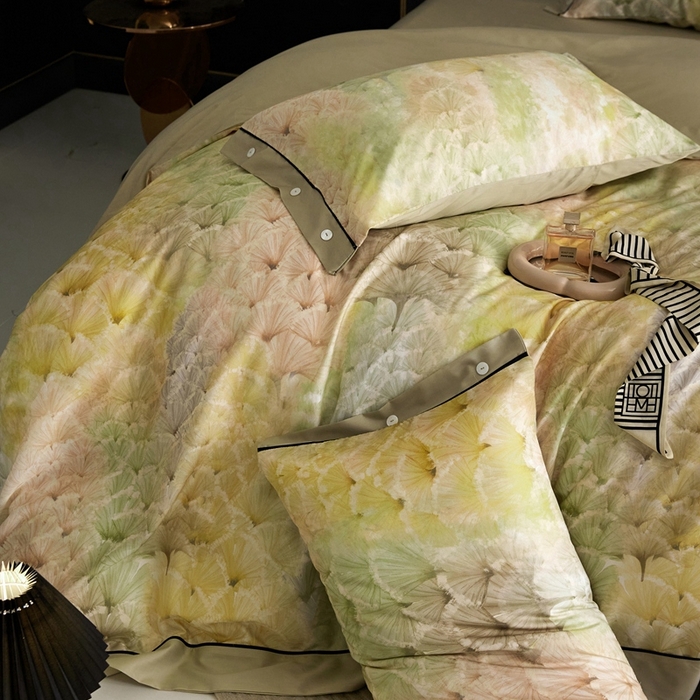 91家纺网 家纺一手货源 找家纺 金奇达2025新款【浮光花漾】-茧养莱赛尔四件套（标准号全网控价（折后券后）不低于258元） 冉冉星河