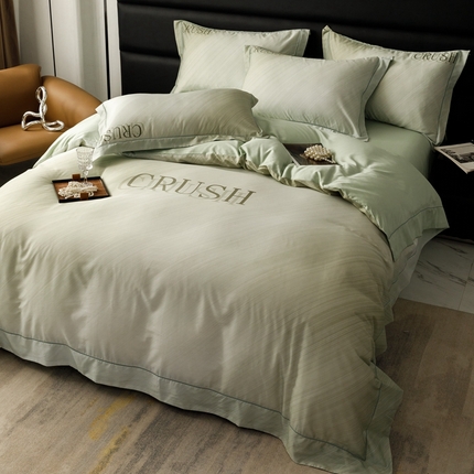 91家纺网 家纺一手货源 找家纺 （总）金奇达2025新款【露娜】-轻氧水光天丝棉四件套（标准号全网控价（折后券后）不低于298元）