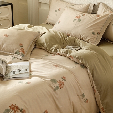 91家纺网 家纺一手货源 找家纺 （总）金奇达2025新款【东方诗意】-轻氧水光莱赛尔（标准号全网控价（折后券后）不低于268）