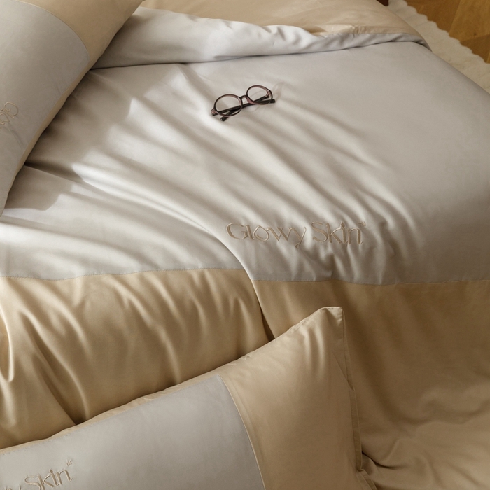 91家纺网 家纺一手货源 找家纺 金奇达2025新款【黛拉】-茧养莱赛尔四件套（标准号全网控价（折后券后）不低于228元） 黛拉-咖灰