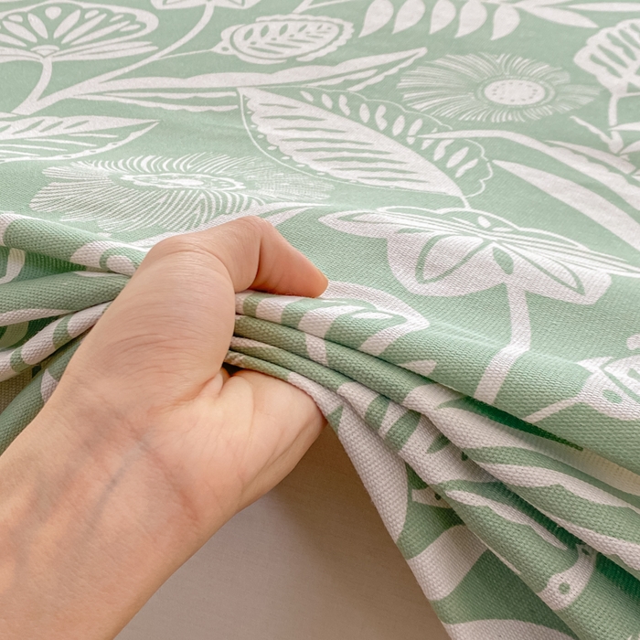 91家纺网 家纺一手货源 找家纺 米柳2025新款原棉老粗布凉席系列 花香恋