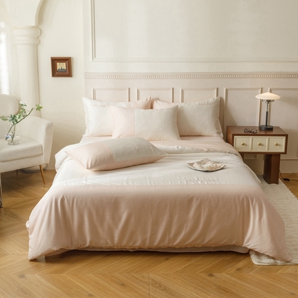 金奇达2025新款【黛拉】-茧养莱赛尔四件套（标准号全网控价（折后券后）不低于228元） 黛拉-荷塘玉