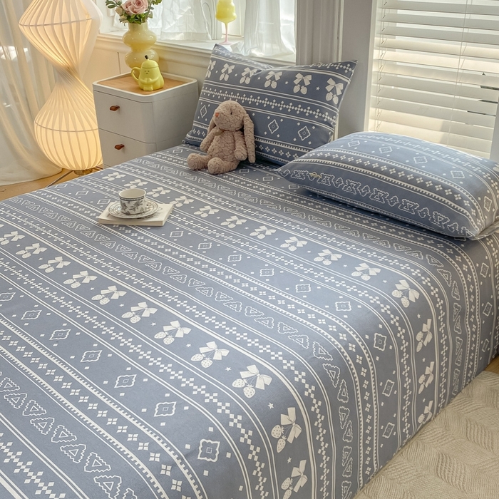 91家纺网 家纺一手货源 找家纺 米柳2025新款原棉老粗布凉席系列 休闲格调