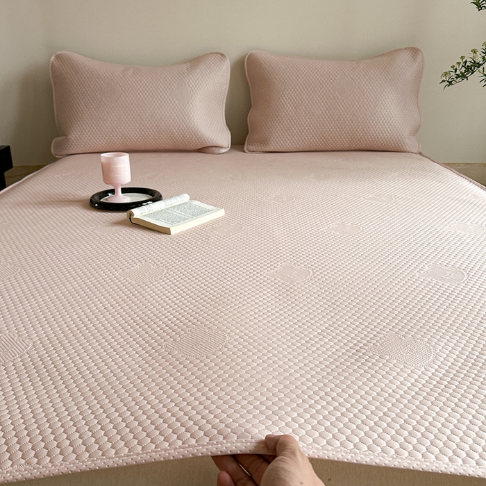 91家纺网 家纺一手货源 找家纺 （总）凉百百 2025新款3D豆豆凉感凉席系列-小熊