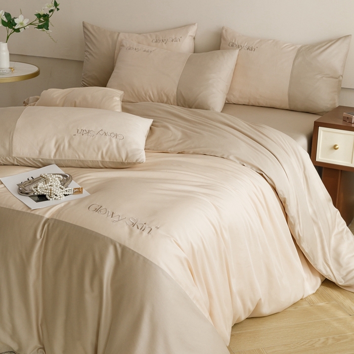 91家纺网 家纺一手货源 找家纺 （总）金奇达2025新款【黛拉】-茧养莱赛尔四件套（标准号全网控价（折后券后）不低于228元）