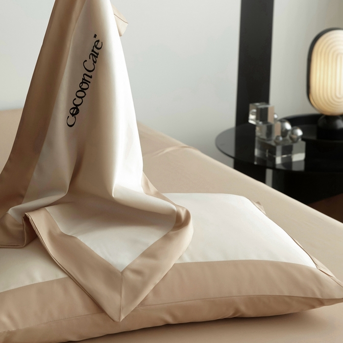 91家纺网 家纺一手货源 找家纺 金奇达2025新款【洛伊】-茧养莱赛尔四件套（标准号全网控价（折后券后）不低于258元） 洛伊-可可棕