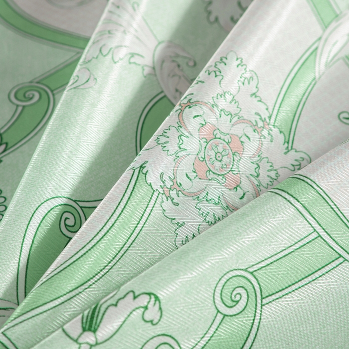 91家纺网 家纺一手货源 找家纺 肖恩毯业 2025新款印花斜纹冰丝席三件套 浅草未央