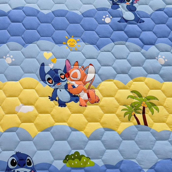 91家纺网 家纺一手货源 找家纺 情煊家纺 2025新款全棉印花小清新夹棉枕套 史迪仔