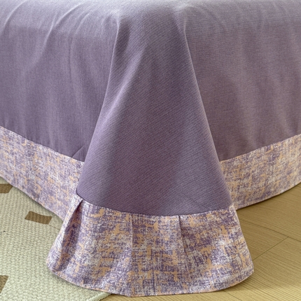 91家纺网 家纺一手货源 找家纺 （总）简约家纺 2025新款全棉磨毛印花单品床单