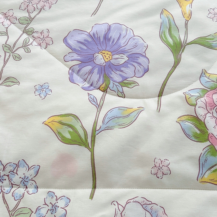 91家纺网 家纺一手货源 找家纺 欧夏家纺 2025新款里外全棉印花夏被100%新疆棉花 彩云涧