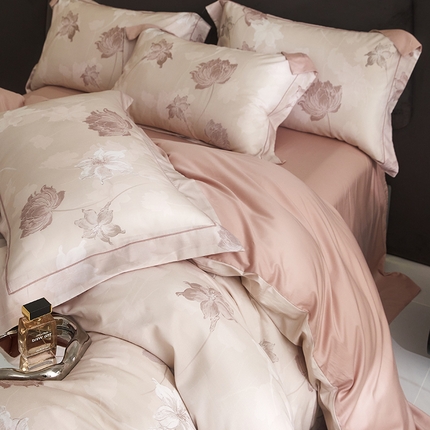 金奇达2025新款【盛夏流年】-茧养莱赛尔四件套（标准号全网控价（折后券后）不低于258元） 伊莲娜