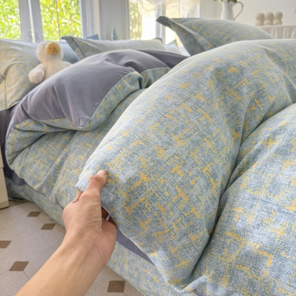 91家纺网 家纺一手货源 找家纺 （总）2025新款全棉磨毛印花单品被套