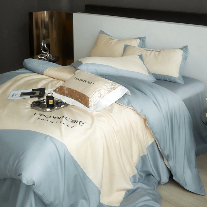 91家纺网 家纺一手货源 找家纺 金奇达2025新款【洛伊】-茧养莱赛尔四件套（标准号全网控价（折后券后）不低于258元） 洛伊-风铃兰