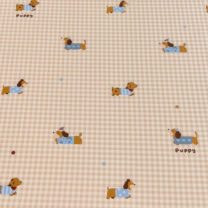 91家纺网 家纺一手货源 找家纺 情煊家纺 2025新款全棉花边款枕套 俏皮狗