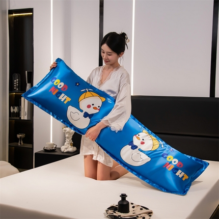 91家纺网 家纺一手货源 找家纺 （总）梦舒羽 2025新款可水洗冰丝双人枕套凉爽情侣枕头套枕芯套