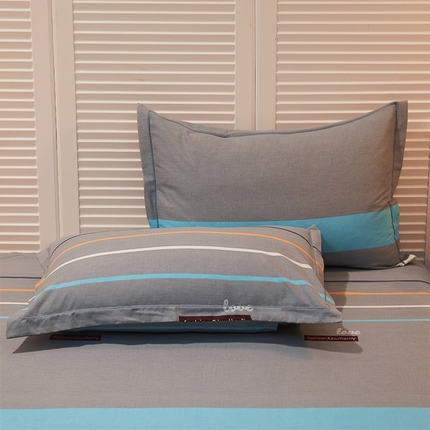 91家纺网 家纺一手货源 找家纺 （总）简约家纺 2025新款全棉磨毛印花单品枕套