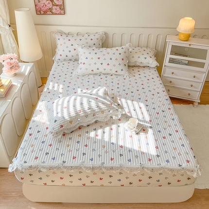 91家纺网 家纺一手货源 找家纺 （总）麒豆豆 2025新款天丝印花床笠