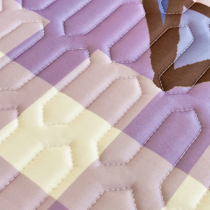 91家纺网 家纺一手货源 找家纺 金爱家 2025新款正版三丽鸥凉感乳胶凉席 钻石库洛米