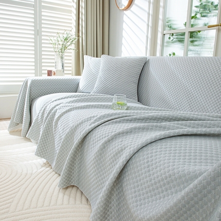 91家纺网 家纺一手货源 找家纺 （总）沐沐 2026新款冰豆豆沙发巾