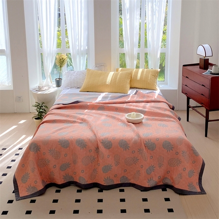 91家纺网 家纺一手货源 找家纺 （总）鸣升家纺 2025新款a类全棉三层纱多功能毛巾被盖毯床单夏被空调被