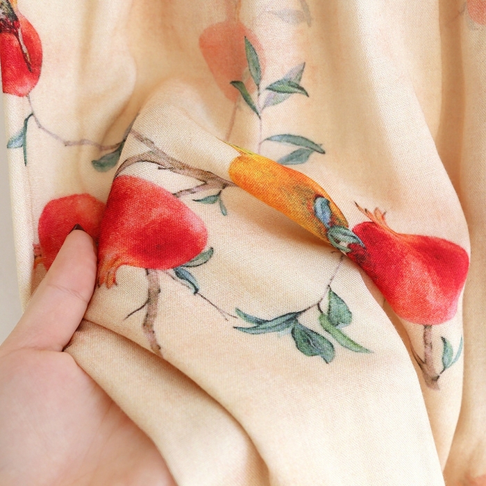 91家纺网 家纺一手货源 找家纺 洛兰沙家居馆【只代发】【只代发】 2025新款国风竹纤维鸟语花香春夏女睡衣大码长袖长裤自带凉感休闲套装 ls1307