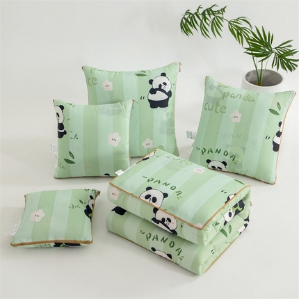 91家纺网 家纺一手货源 找家纺 （总）照世家纺 2025新款全棉印花抗菌棉抱枕被