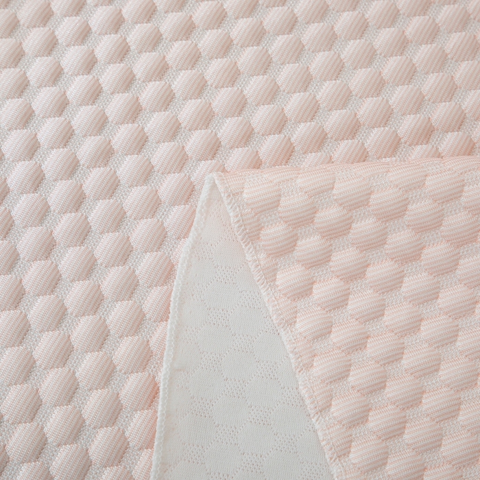 91家纺网 家纺一手货源 找家纺 沐沐 2026新款冰豆豆沙发巾 少女粉