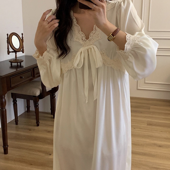 91家纺网 家纺一手货源 找家纺 妍景家居生活馆 2025新款冰丝蝴蝶结裙 白色