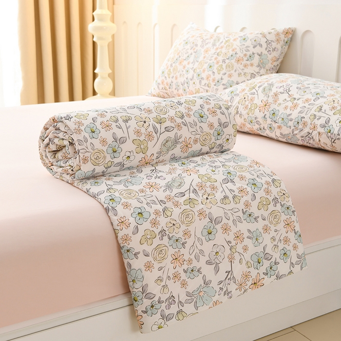 91家纺网 家纺一手货源 找家纺 （总）圣楚 2025新款优雅凉感丝夏被