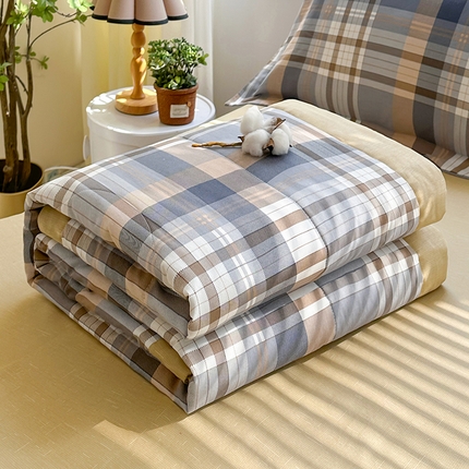 91家纺网 家纺一手货源 找家纺 （总）欧夏家纺 2025新款里外全棉印花夏被100%新疆棉花夏凉被空调被直播供货