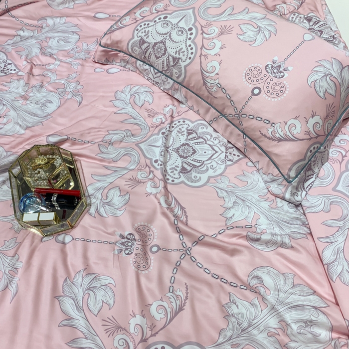 91家纺网 家纺一手货源 找家纺 棉生活家纺 2025新款春夏莫代尔天丝夏被 辉煌时刻-粉