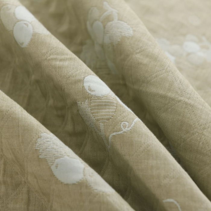 91家纺网 家纺一手货源 找家纺 九沐良品 2025新款A类全棉三层纱多功能毛巾被盖毯床单夏被 葡萄浅米