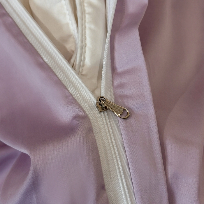 91家纺网 家纺一手货源 找家纺 氧家2025新款60s贡缎长绒棉纯色随心配系列-被套 豆蔻紫