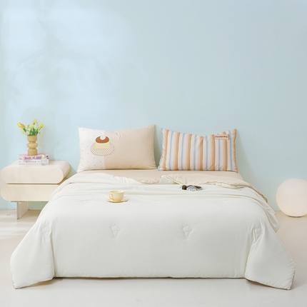 91家纺网 家纺一手货源 找家纺 （总）康纳利 2025新款冰淇淋凉感夏被四件套