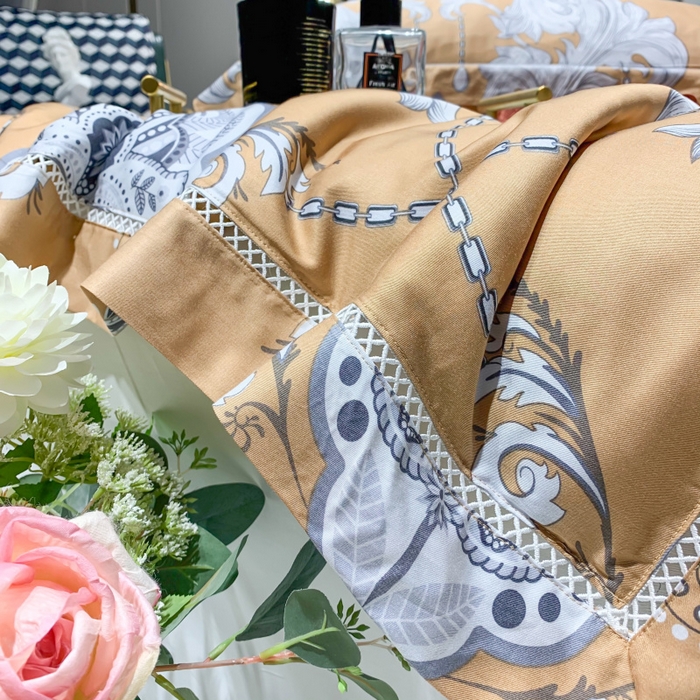 91家纺网 家纺一手货源 找家纺 棉生活家纺 2025新款春夏莫代尔天丝夏被 辉煌时刻-桔