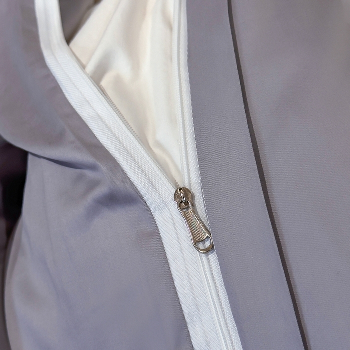 91家纺网 家纺一手货源 找家纺 氧家2025新款60s贡缎长绒棉纯色随心配系列-被套 高级灰