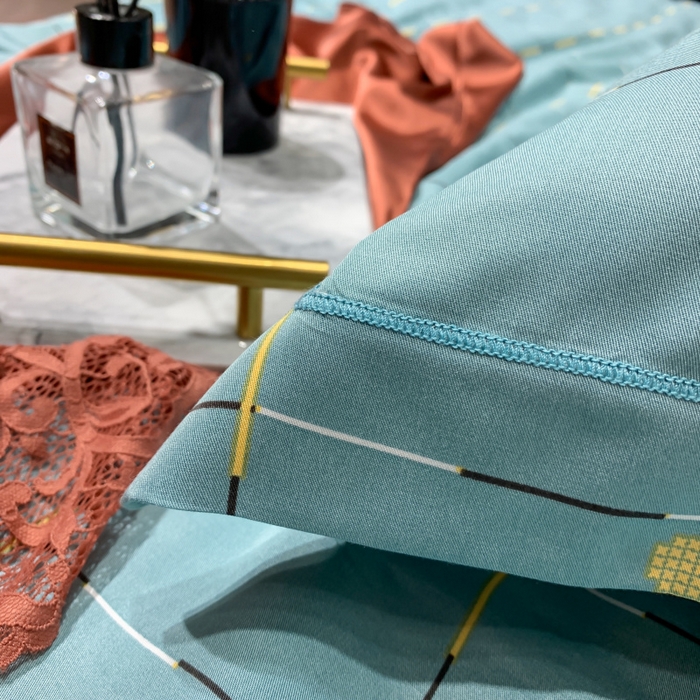 91家纺网 家纺一手货源 找家纺 棉生活家纺 2025新款春夏莫代尔天丝夏被 卡洛特-绿