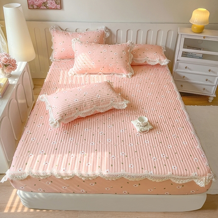 91家纺网 家纺一手货源 找家纺 （总）麒豆豆 2025新款天丝印花床笠