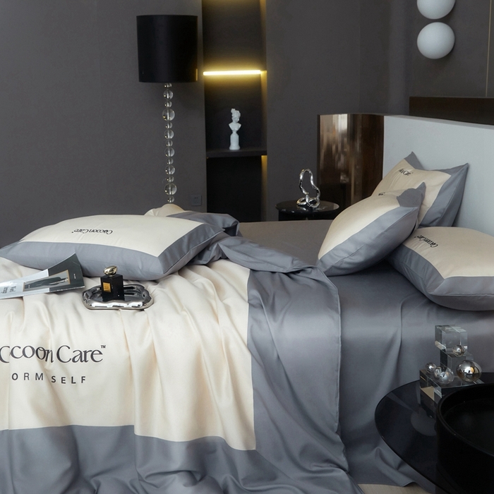 91家纺网 家纺一手货源 找家纺 金奇达2025新款【洛伊】-茧养莱赛尔四件套（标准号全网控价（折后券后）不低于258元） 洛伊-战舰兰