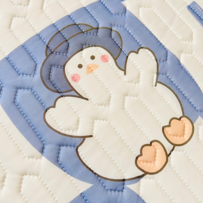 91家纺网 家纺一手货源 找家纺 小虾米 2025乳胶凉席上下床床笠 萌萌鸭