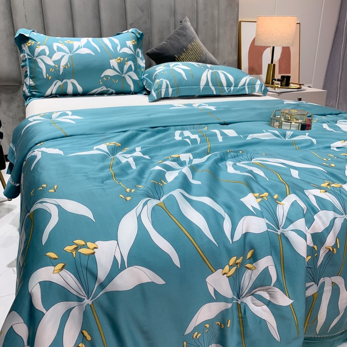 91家纺网 家纺一手货源 找家纺 棉生活家纺 2025新款春夏莫代尔天丝夏被 耶利亚