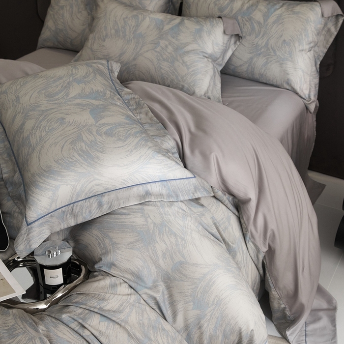 91家纺网 家纺一手货源 找家纺 金奇达2025新款【盛夏流年】-茧养莱赛尔四件套（标准号全网控价（折后券后）不低于258元） 圣戈尔