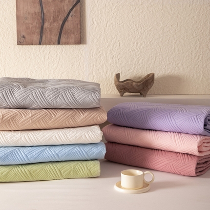 91家纺网 家纺一手货源 找家纺 莱登卡奴 2025新款A类原棉磨毛大豆夹棉床笠云纹系列 组合